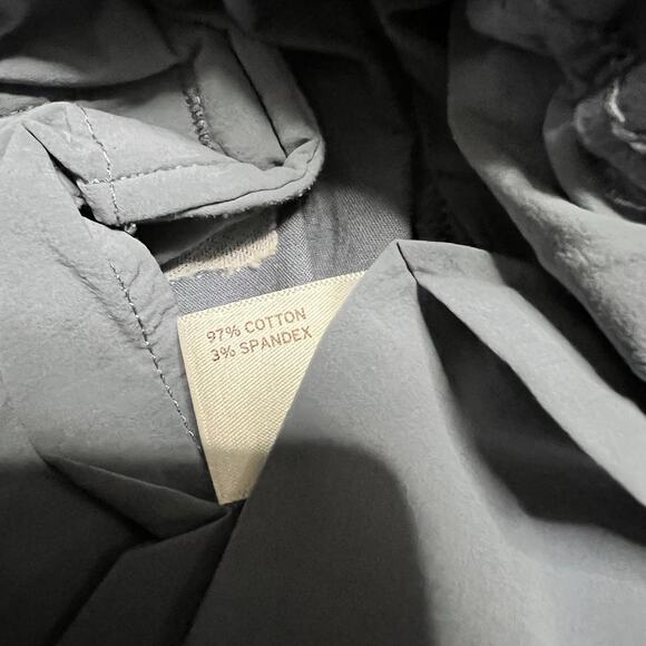 Duluth Trading Pants Womens 12 Gray Blue Summer Weight Chino Wide Leg Pants - Picture 6 of 11